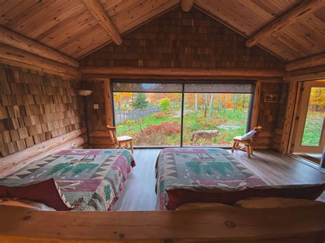 parc omega website|parc omega wolf cabin price.